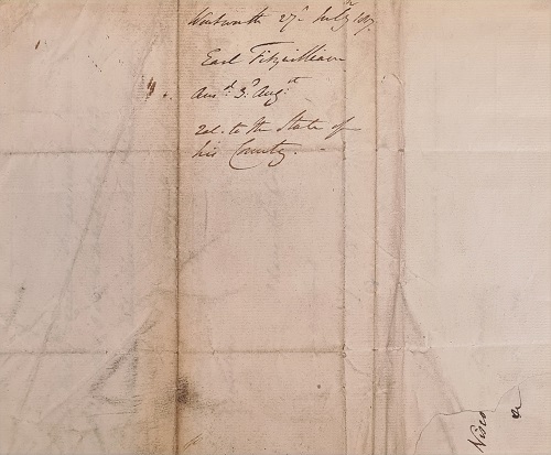 Letter from William Wentworth Fitzwilliam to Henry Addington, page 1
