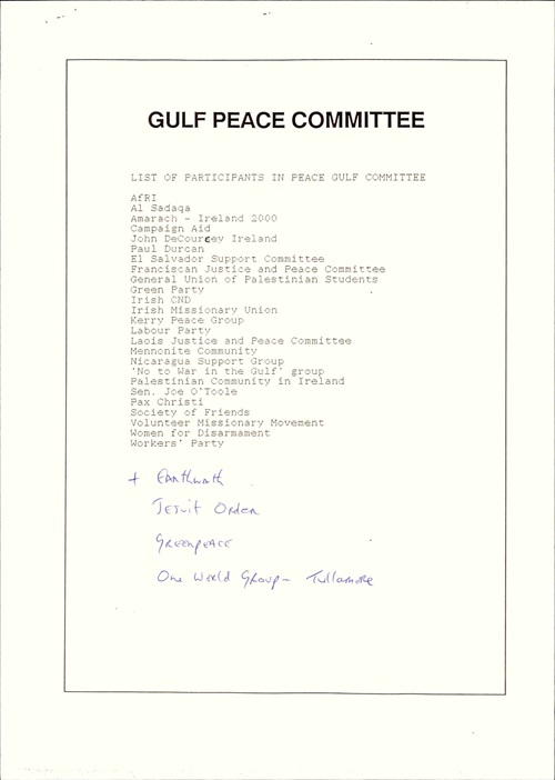 Gulf Peace Committee Press Release Page 3