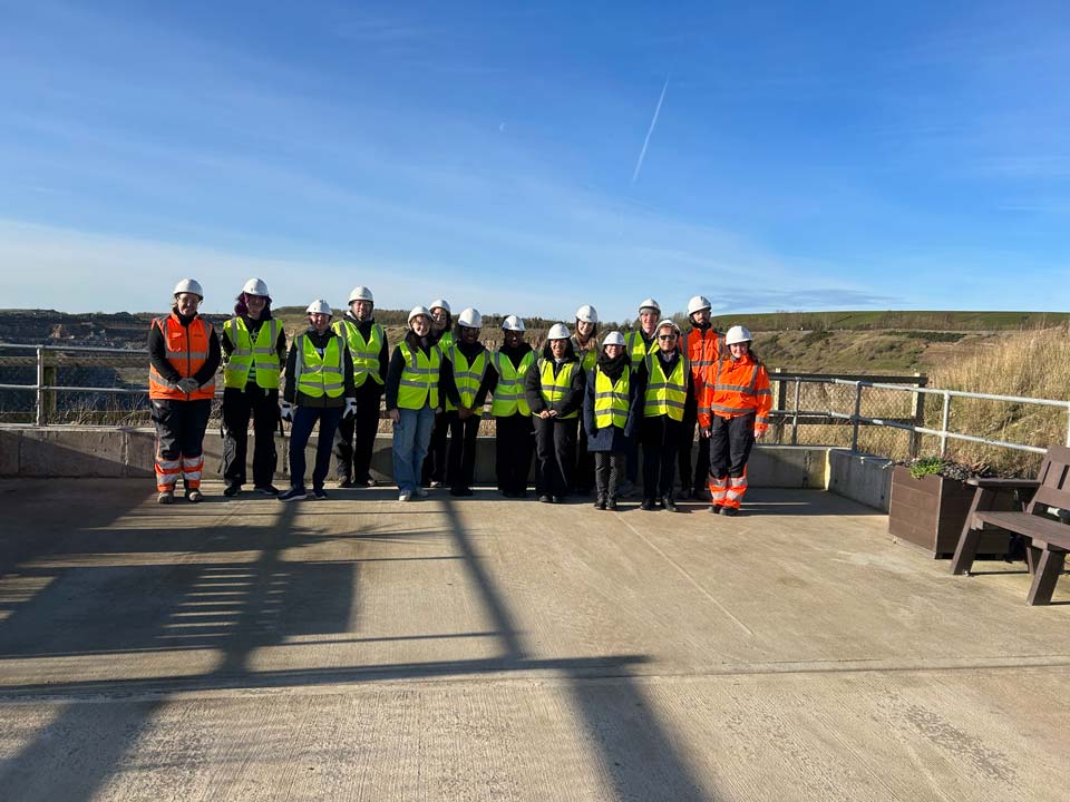 Group at an Irish Cement site