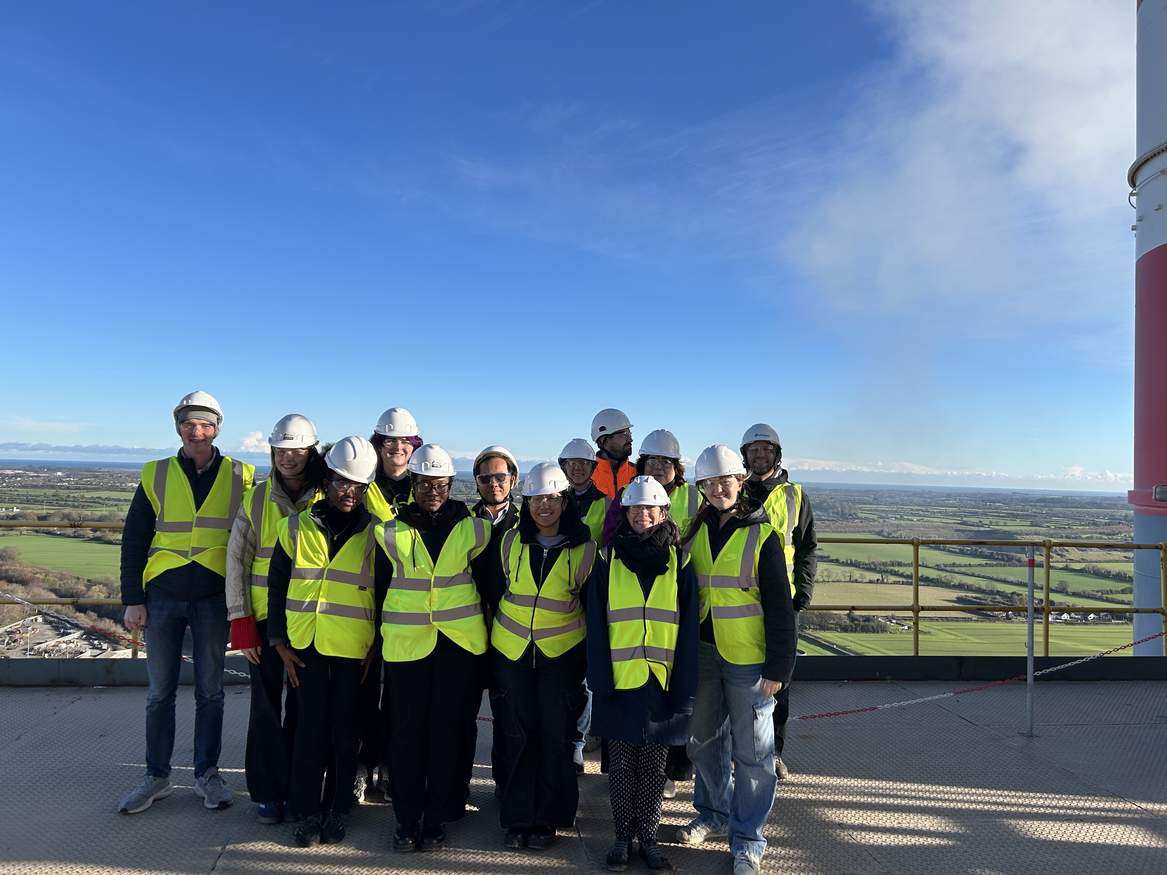 Group at an Irish Cement site