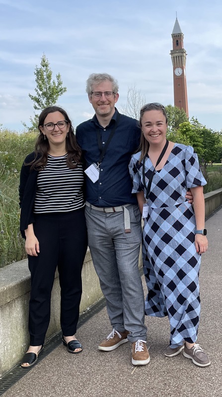 Left to right: Rubina Ramponi (ARUP, Reamonn MacReamoinn (ARUP), and Jennifer Keenahan (UCD).