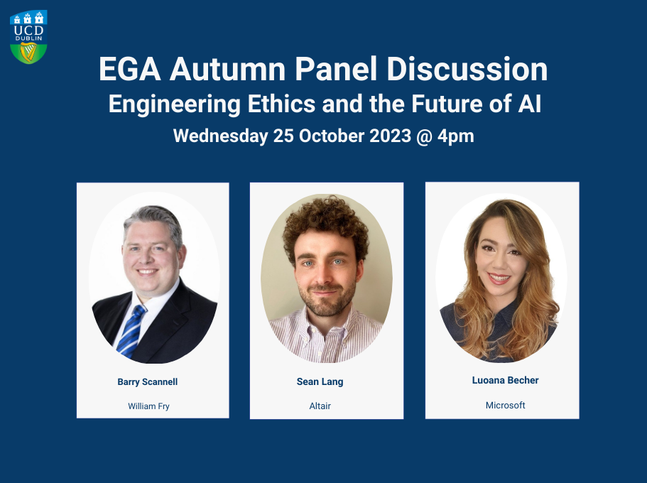 EGA Autumn Panel Discussion 2023 | Engineering Ethics and the future of AI