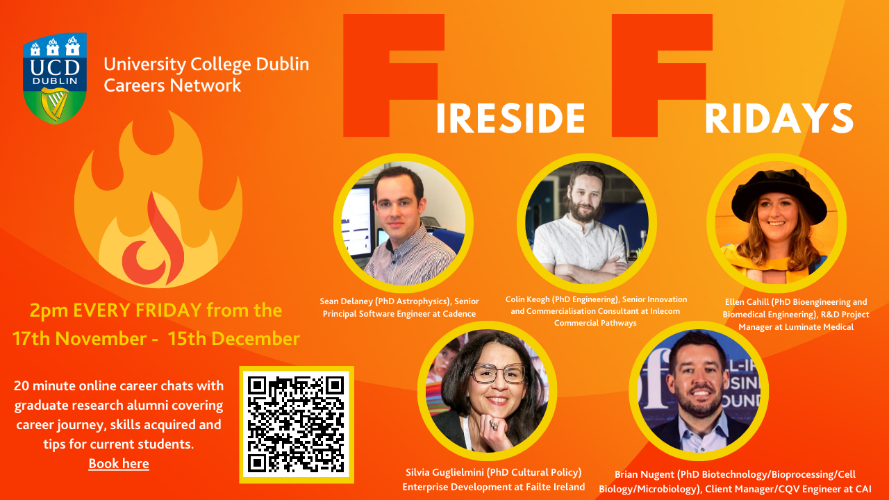 Fireside Fridays| UCD Graduate Studies