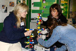 Miriam DeFeu with Anne McCullock and Amy Lawless.