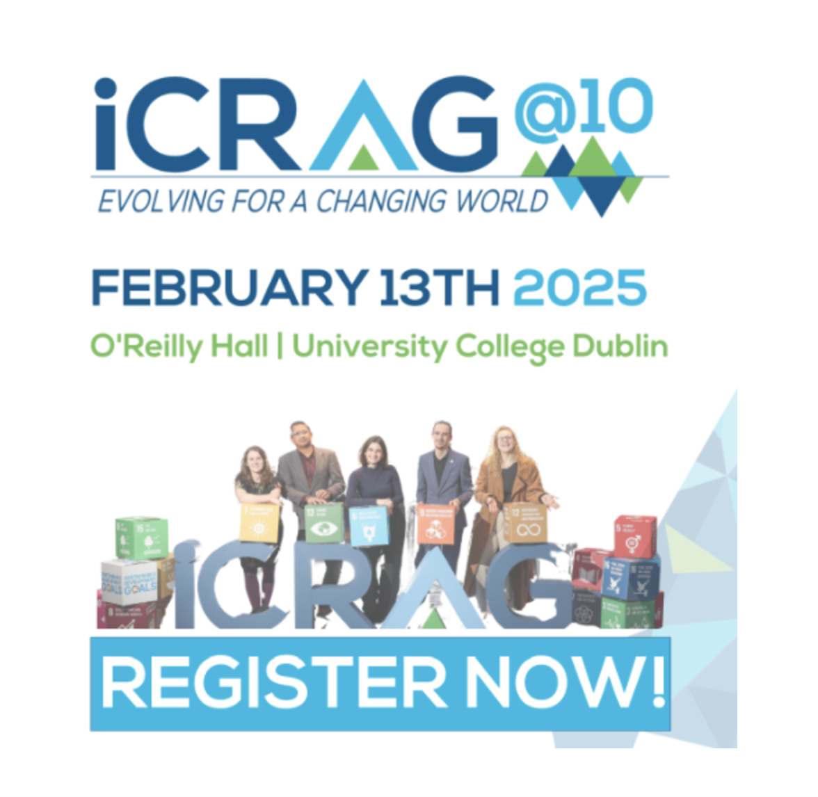 Conference in UCD\'s O\'Reilly Hall marks tenth anniversary of iCRAG