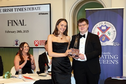 UCD crowned team winners of The Irish Times Debate