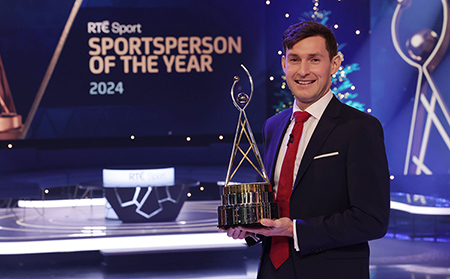 Three-time Olympic medallist Paul O’Donovan wins RTÉ Sportsperson of the Year