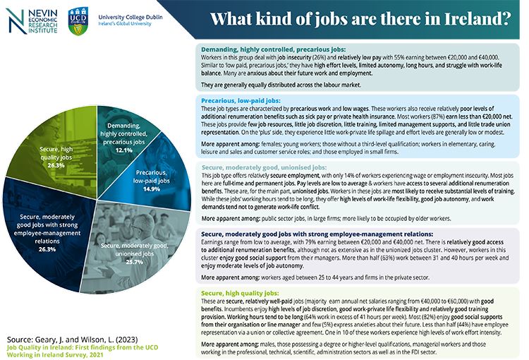 UCD/NERI Report: One in four workers in Ireland in 'precarious ...